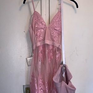 lace maxi dress with bandage brief by house of CB